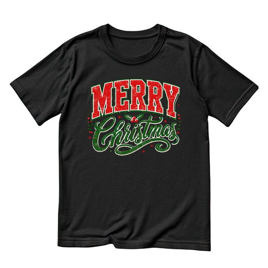 Merry Christmas T-Shirt | Xmas Graphic Tee | Holiday Shirt