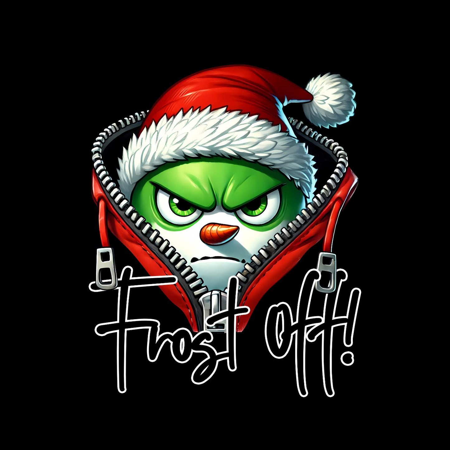 Frost Off Snowman Santa Christmas T-Shirt | Xmas Graphic Tee | Funny Shirt
