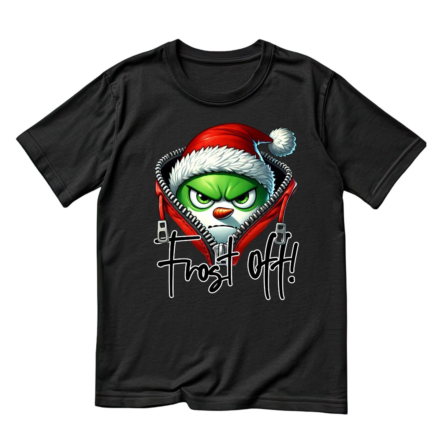 Frost Off Snowman Santa Christmas T-Shirt | Xmas Graphic Tee | Funny Shirt