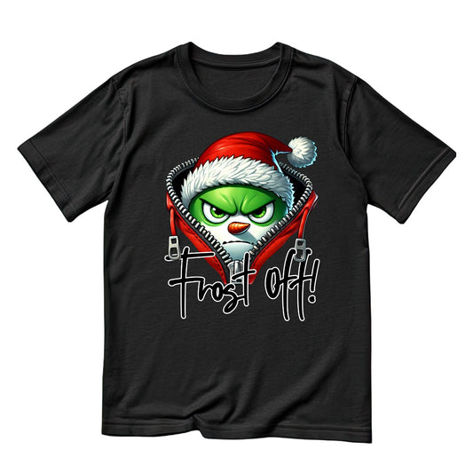 Frost Off Snowman Santa Christmas T-Shirt | Xmas Graphic Tee | Funny Shirt