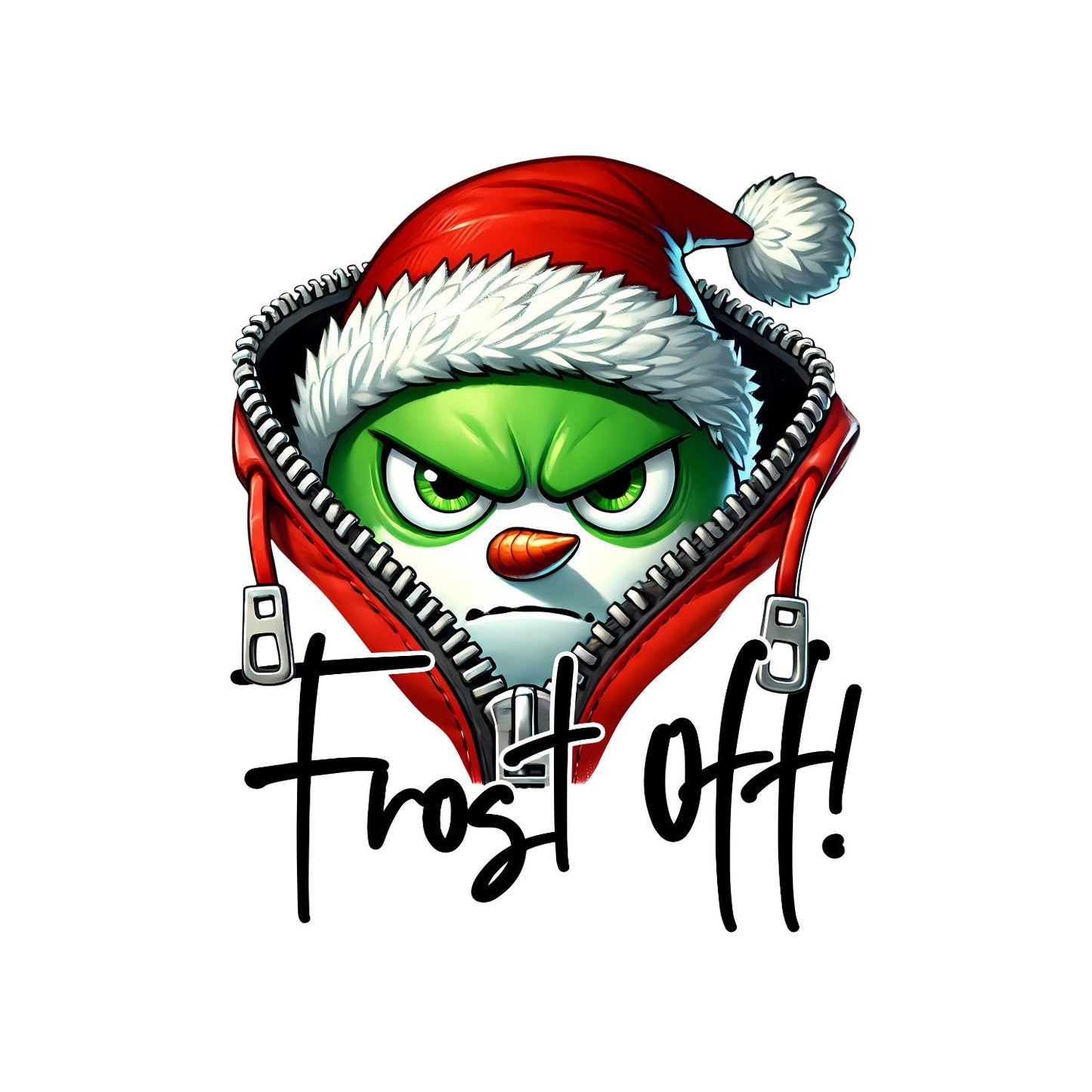 Frost Off Snowman Santa Christmas T-Shirt | Xmas Graphic Tee | Funny Shirt