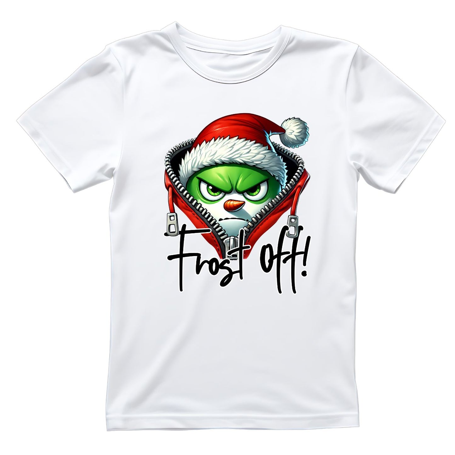 Frost Off Snowman Santa Christmas T-Shirt | Xmas Graphic Tee | Funny Shirt