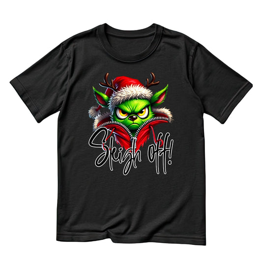 Sleigh Off Christmas Reindeer T-Shirt | Xmas Graphic Tee | Funny Shirt