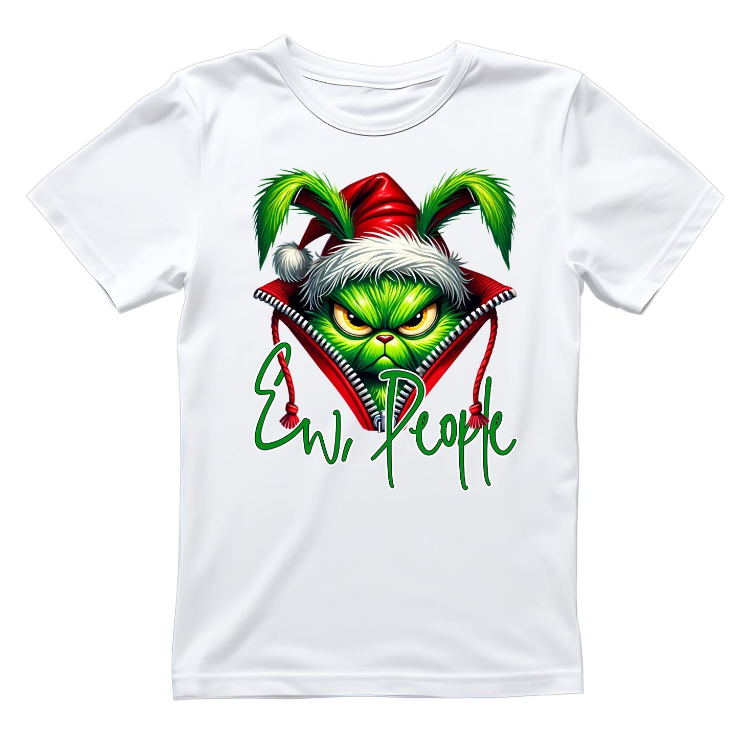 Ew People Santa Dog Christmas T-Shirt | Xmas Graphic Tee | Funny Shirt