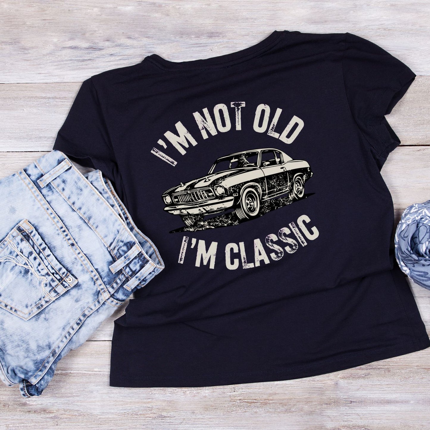 I’m Not Old I’m Classic T-Shirt | Vintage Car Graphic Tee | Funny Shirt
