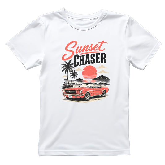 Sunset Chaser T-Shirt |Vintage Car Graphic Tee | Funny Shirt