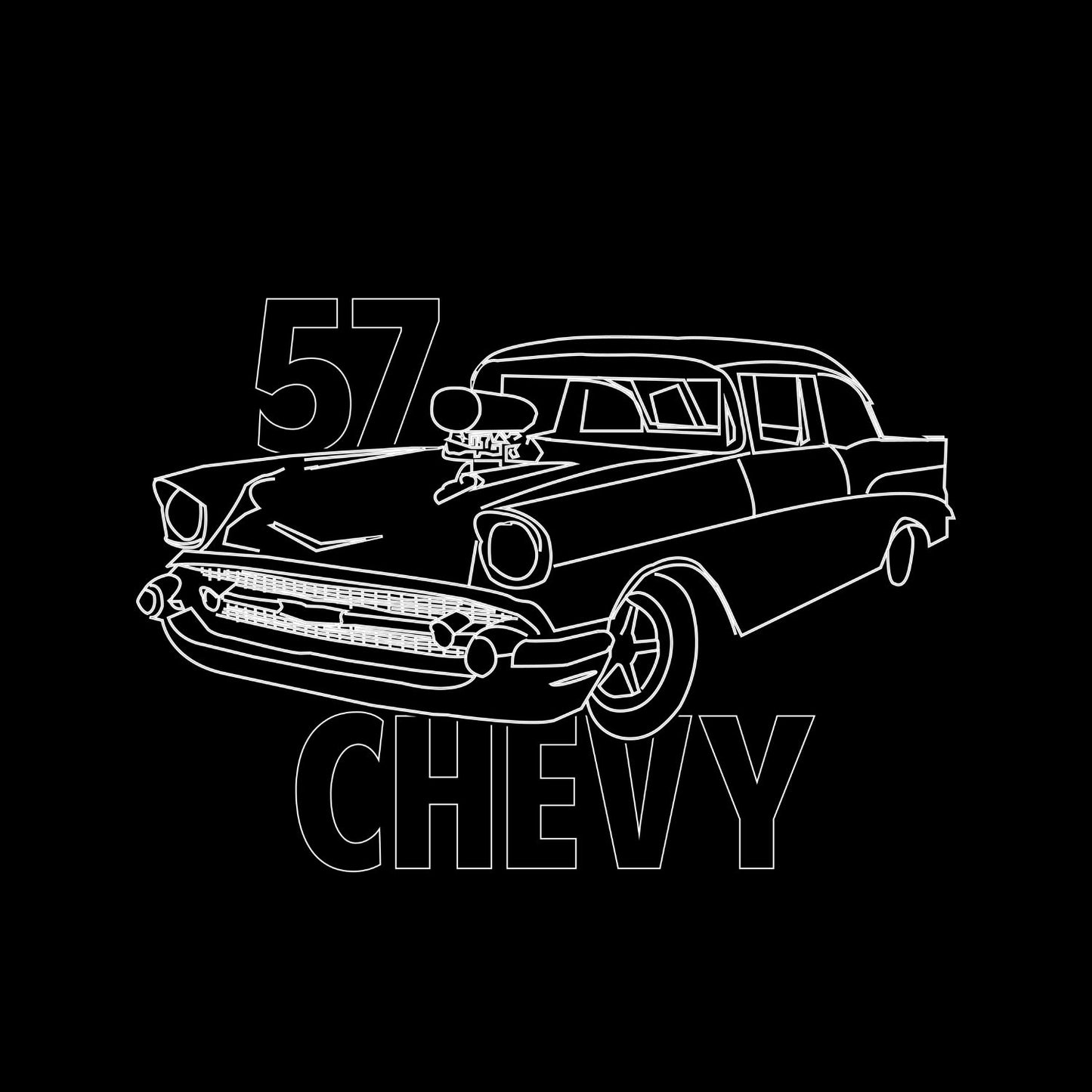 ‘57 Chevy T-Shirt | Vintage Car Graphic Tee | Shirt