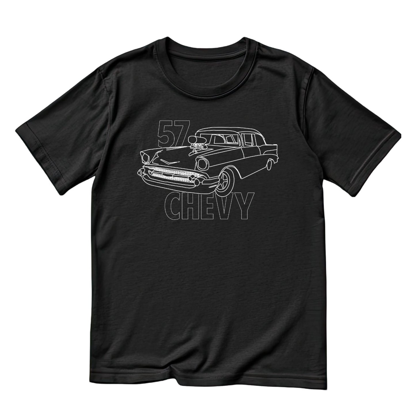 ‘57 Chevy T-Shirt | Vintage Car Graphic Tee | Shirt
