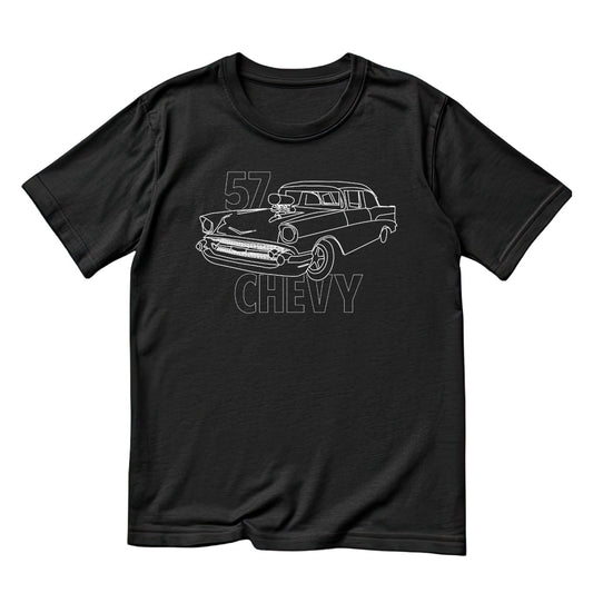 ‘57 Chevy T-Shirt | Vintage Car Graphic Tee | Shirt