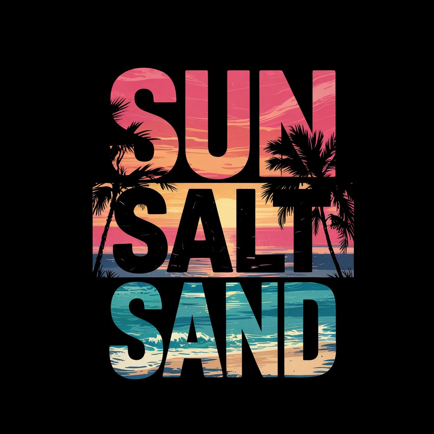 Sun Salt Sand T-Shirt | Summer Graphic Tee | Lake Shirt