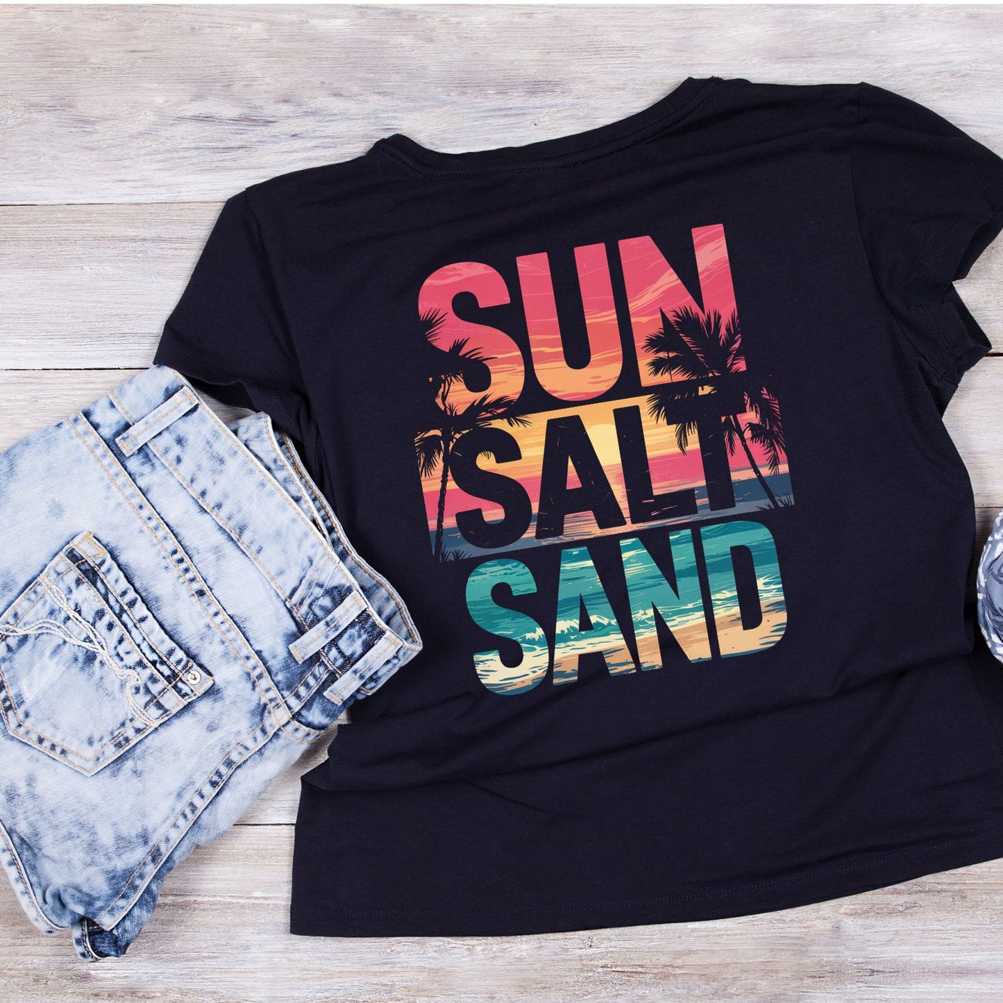Sun Salt Sand T-Shirt | Summer Graphic Tee | Lake Shirt