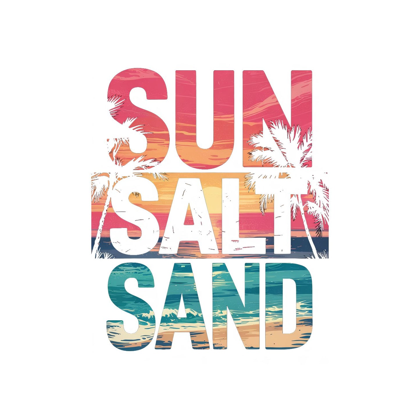 Sun Salt Sand T-Shirt | Summer Graphic Tee | Lake Shirt