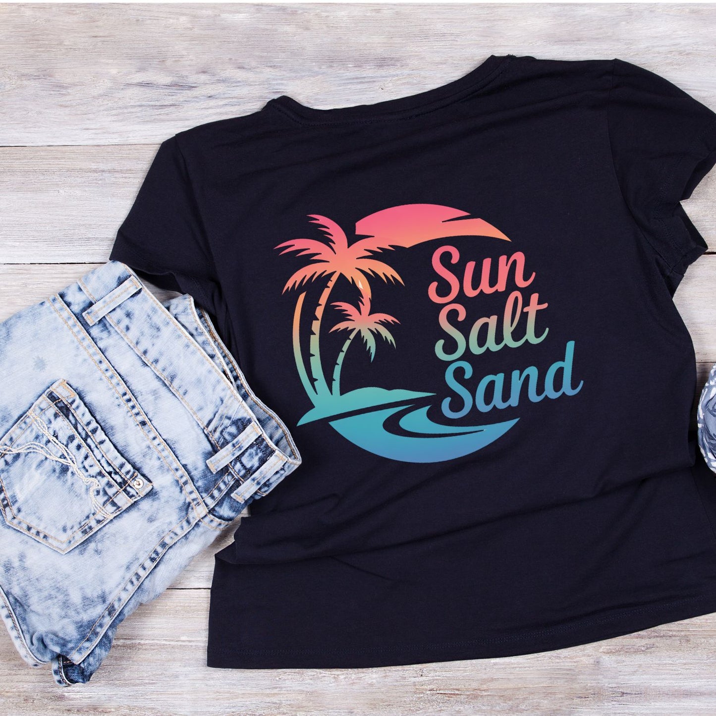 Sun Salt Sand T-Shirt | Summer Graphic Tee | Lake Shirt