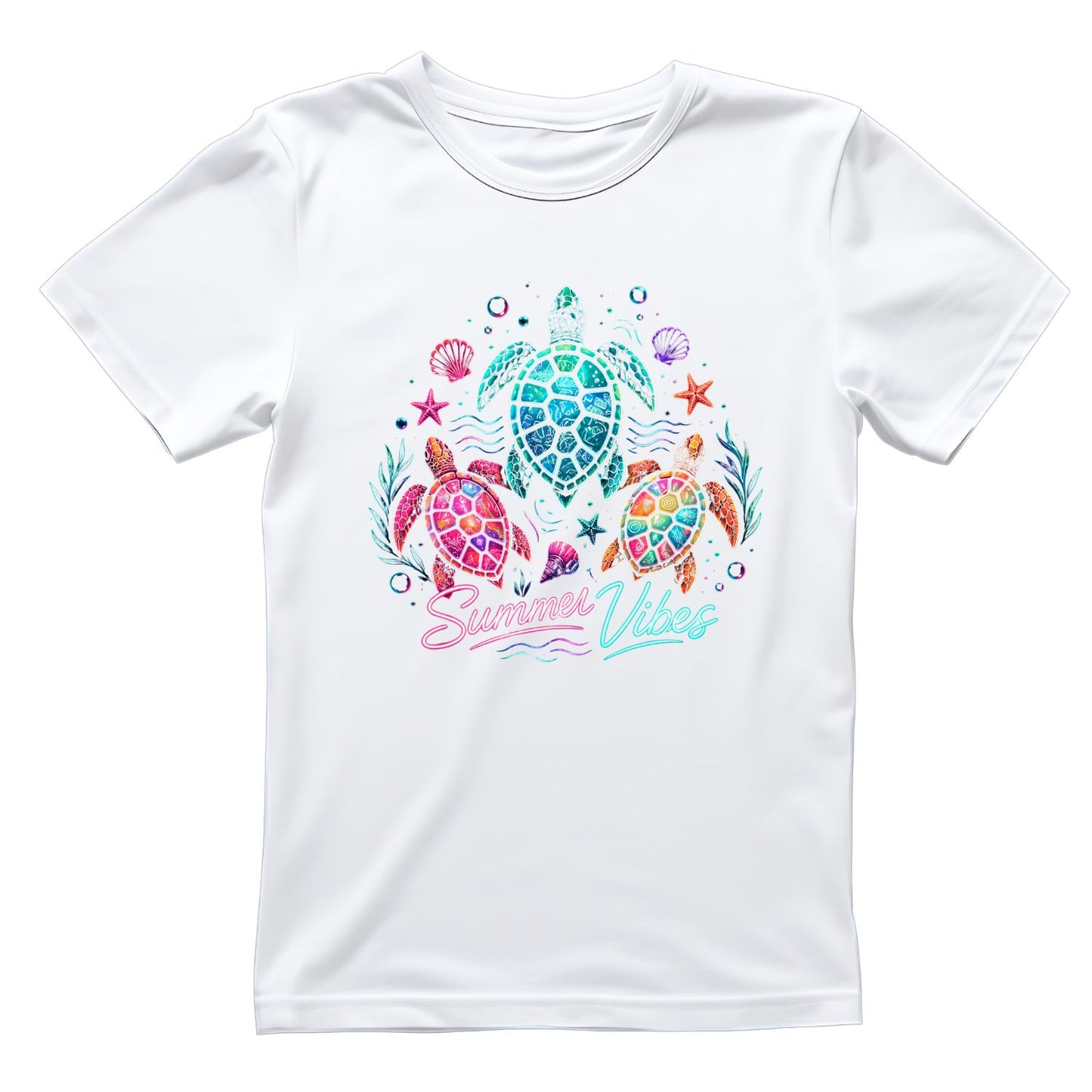 Sea Turtles Summer Vibes T-Shirt | Summer Graphic Tee | Beach Shirt