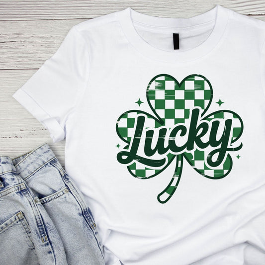 Lucky Shamrock T-shirt |  St. Patrick’s Day | Drinks | Night out Party |
