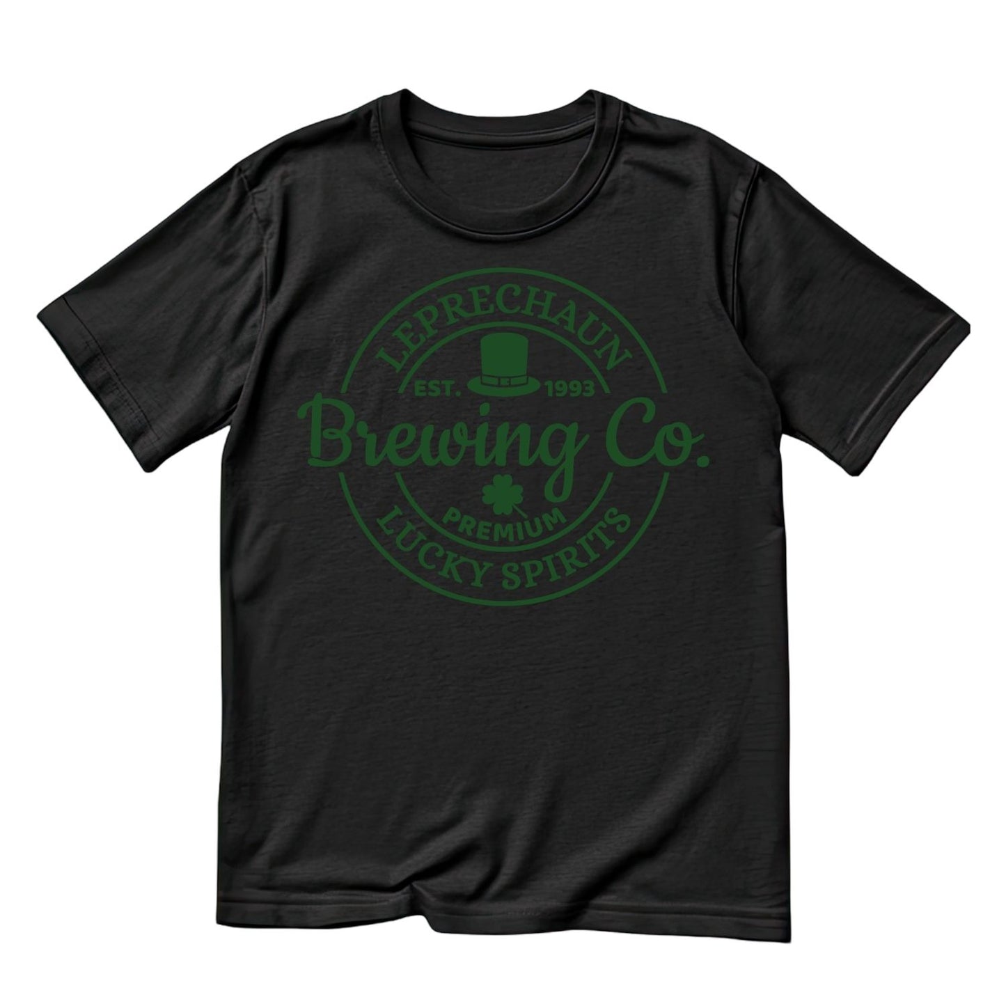 Leprechaun Brewing Co. Est. 1993 Premium Lucky Spirits T-shirt | St Patrick’s Day T-shirt | Shamrock |
