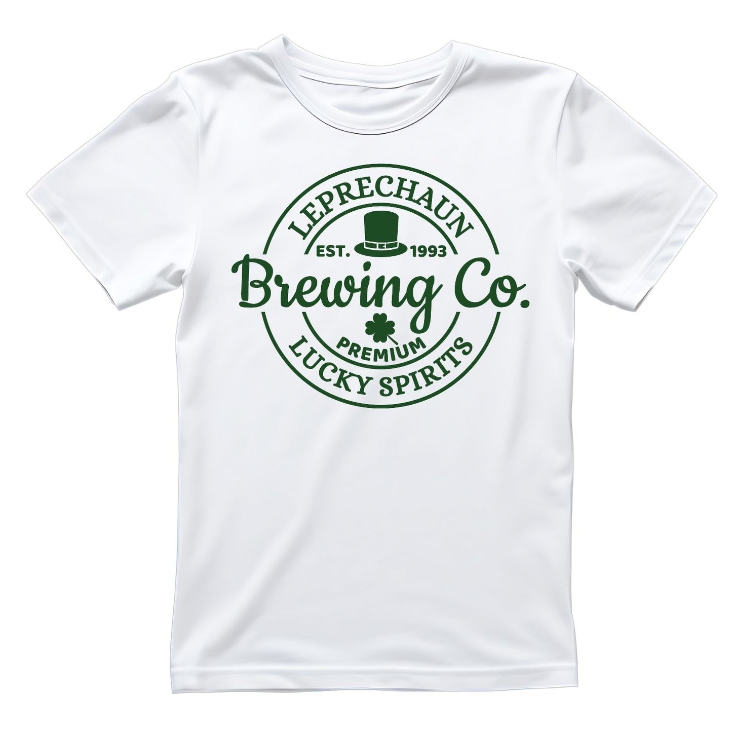 Leprechaun Brewing Co. Est. 1993 Premium Lucky Spirits T-shirt | St Patrick’s Day T-shirt | Shamrock |