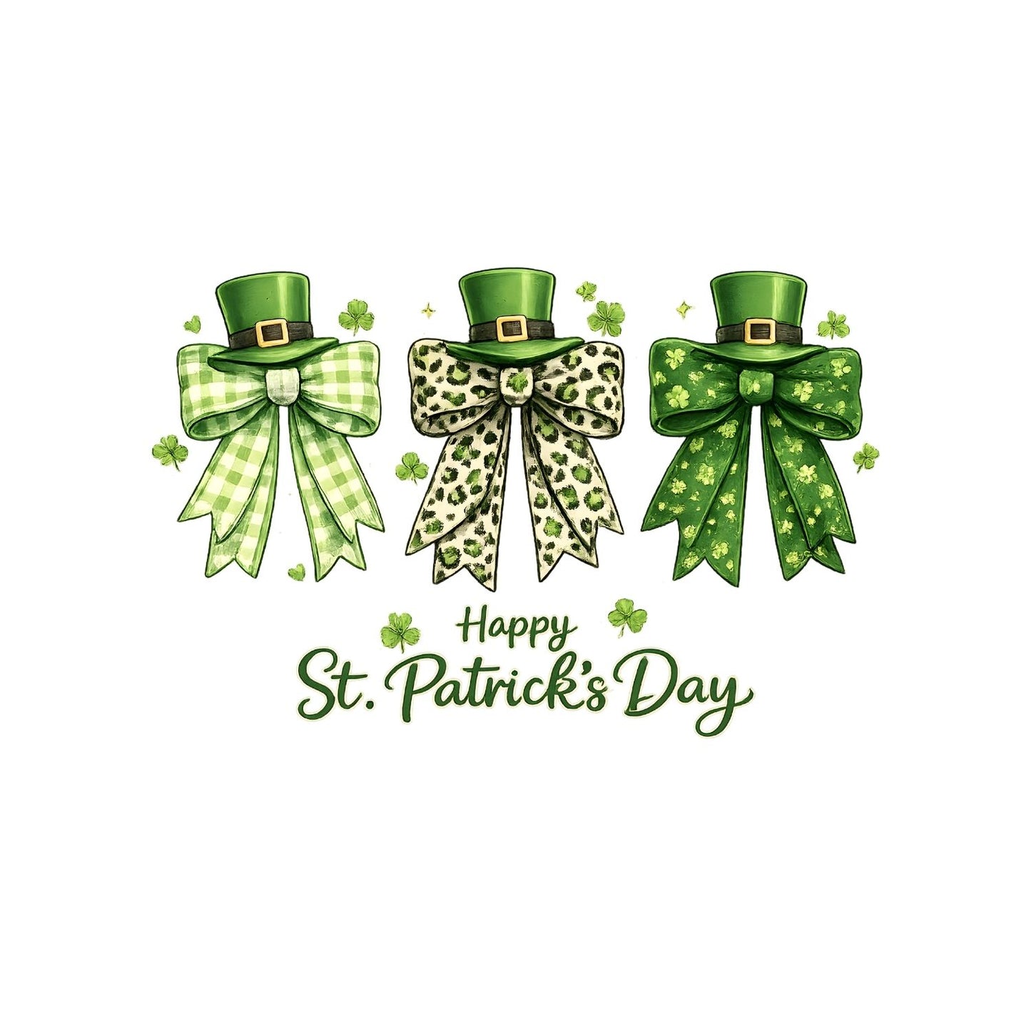 Happy St Patrick’s Day T-shirt | St Patrick’s Day T-shirt | Bows Top Hat