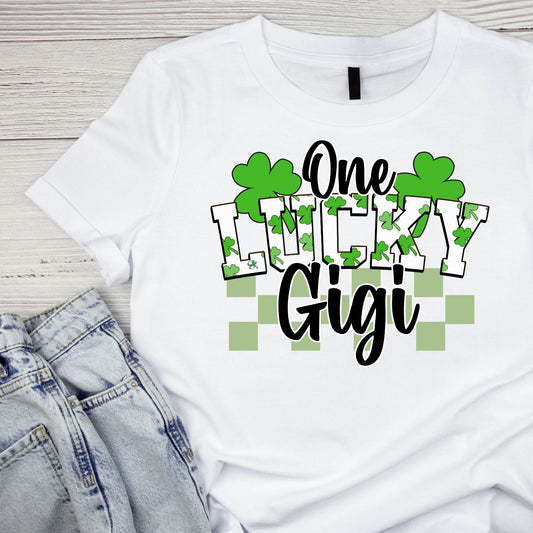One Lucky Gigi T-shirt | St. Patrick’s Day |