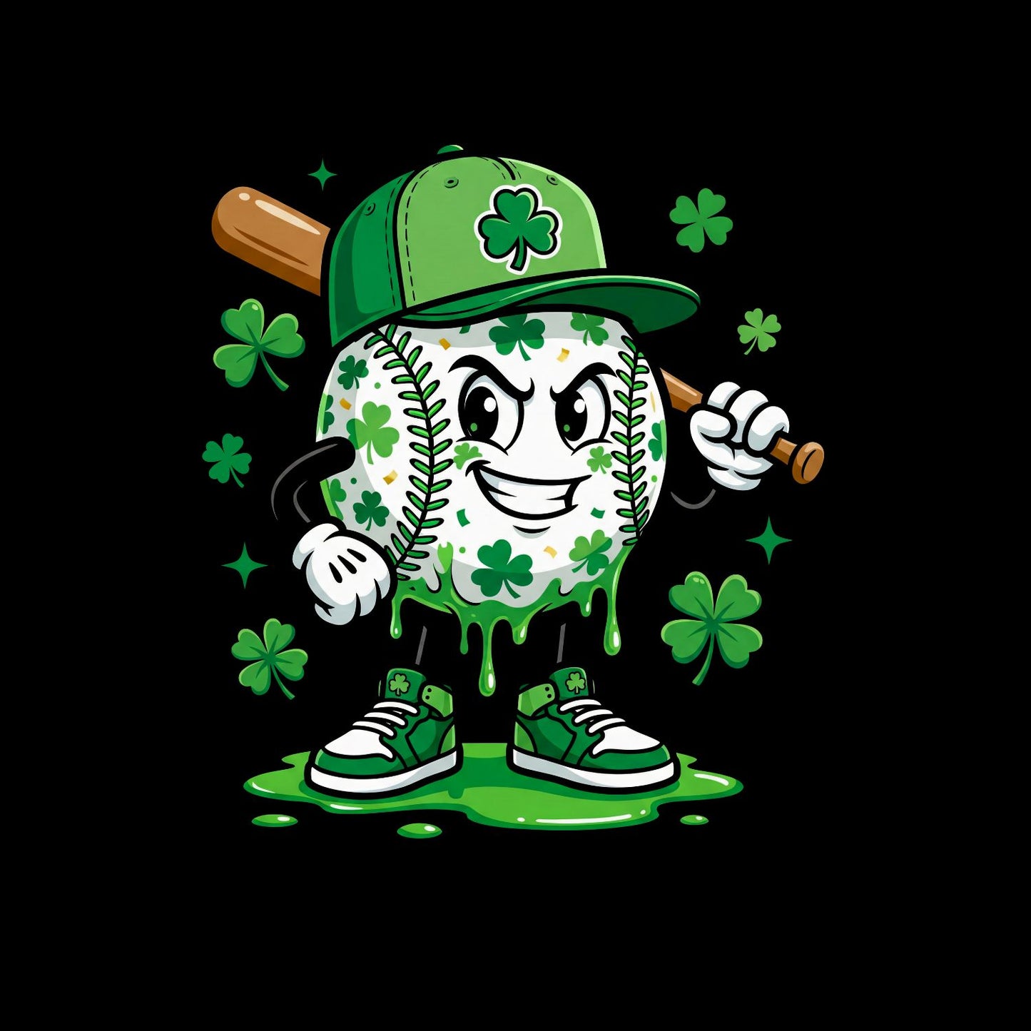 Baseball Shamrock T-shirt | St Patrick’s Day T-shirt |