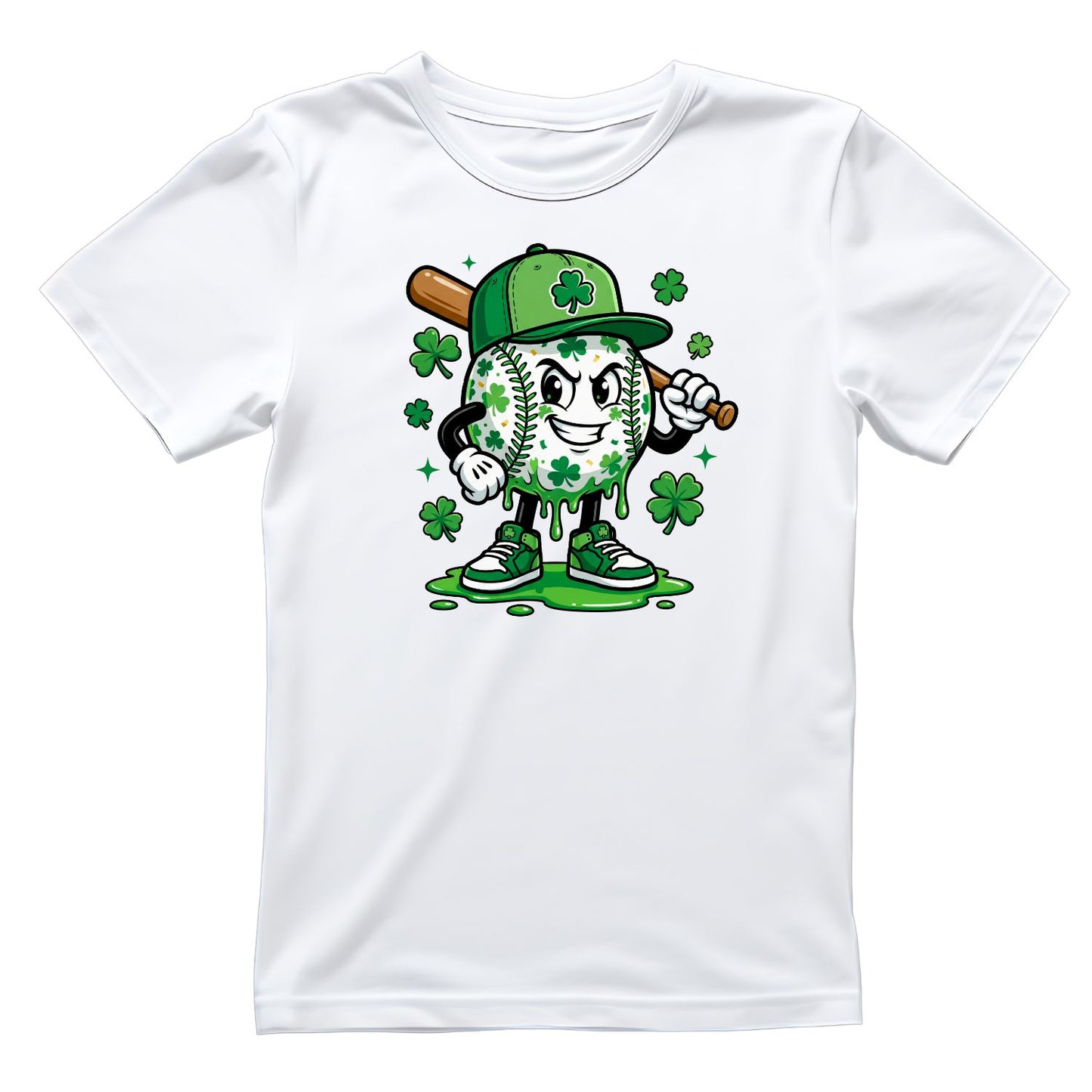 Baseball Shamrock T-shirt | St Patrick’s Day T-shirt |
