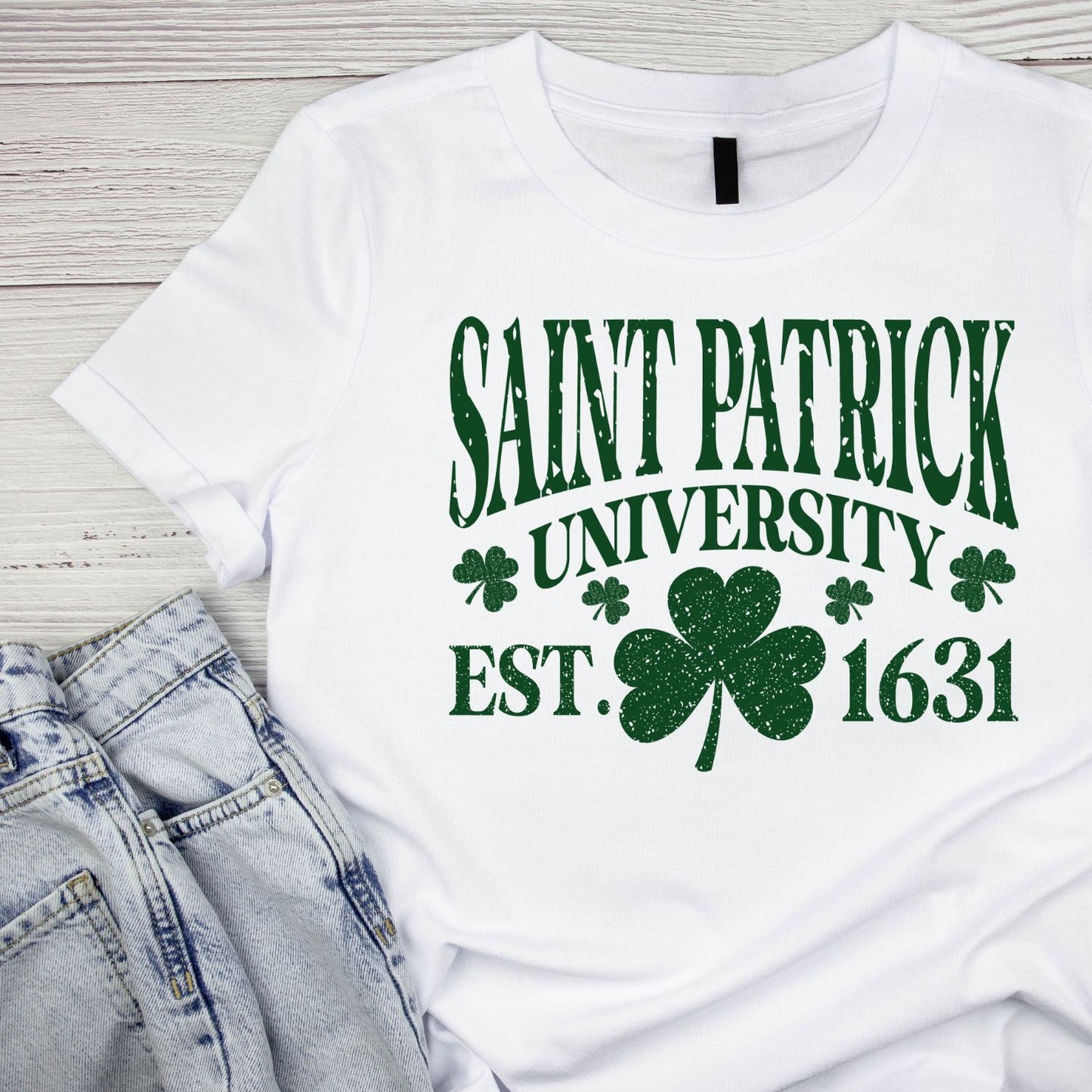 Saint Patrick University EST 1631 T-shirt | St Patrick’s Day T-shirt | Shamrock