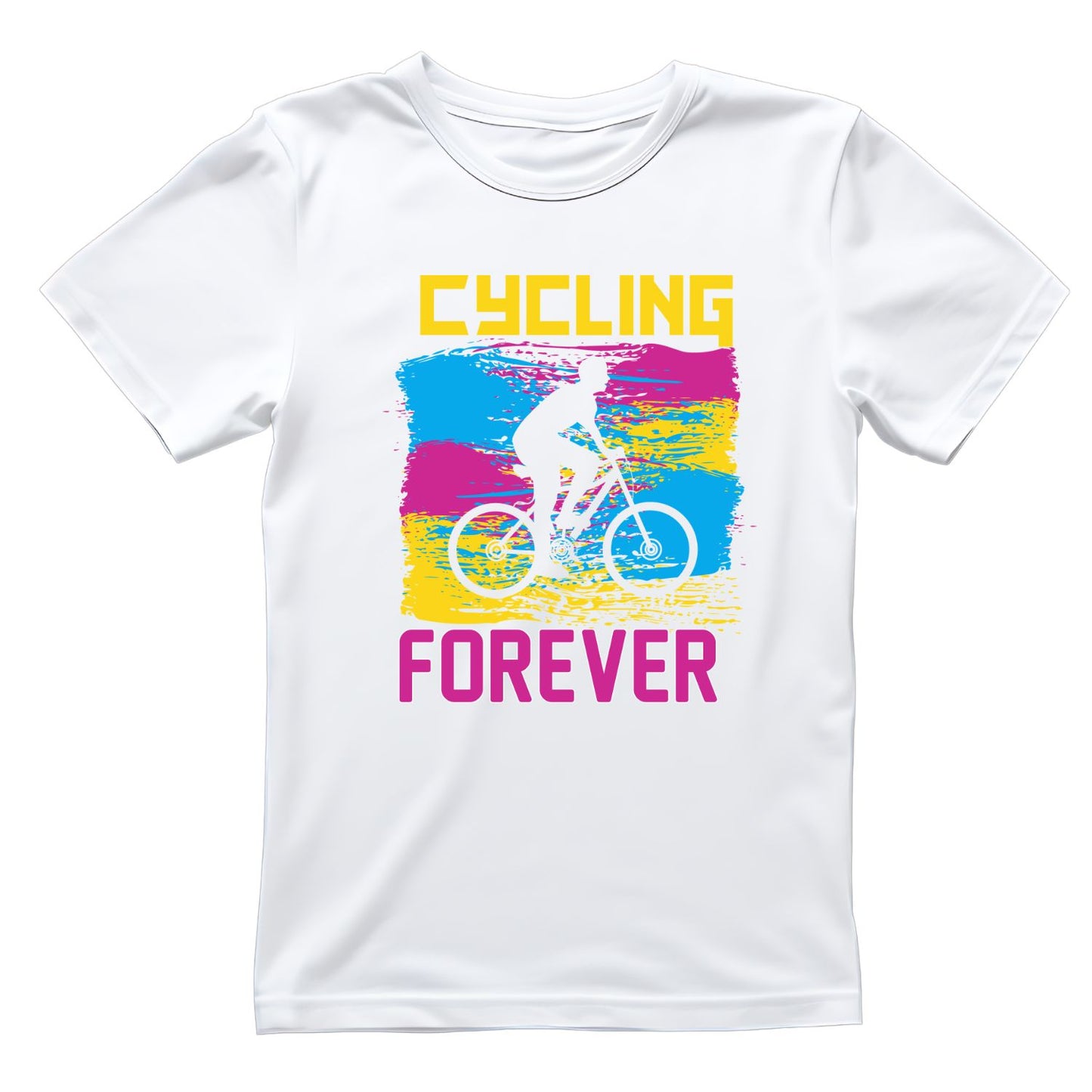 Cycling Forever T-Shirt | Cycling Graphic Tee | Bicycle Shirt