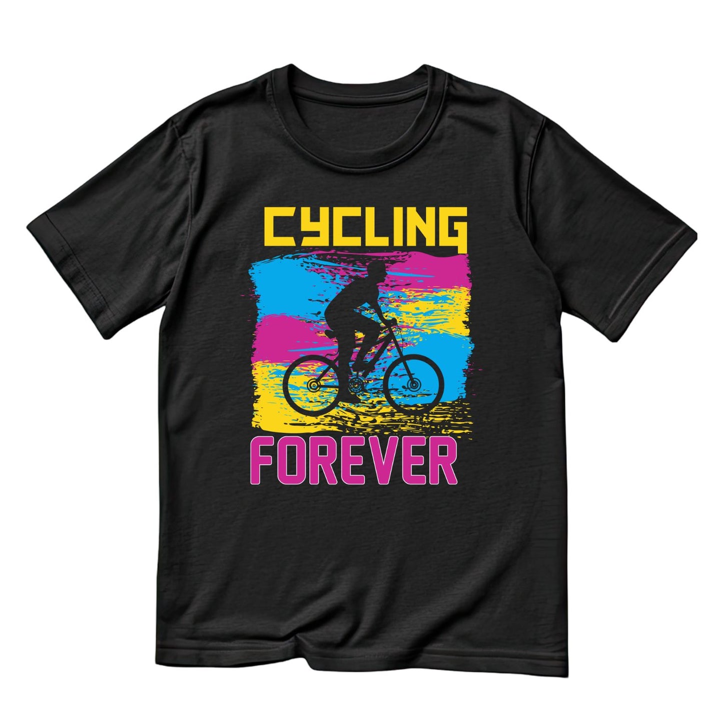 Cycling Forever T-Shirt | Cycling Graphic Tee | Bicycle Shirt