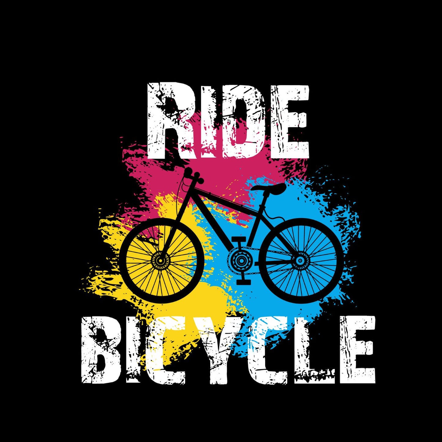 Ride Bicycle T-Shirt | Sports Graphic Tee | joke Shirt