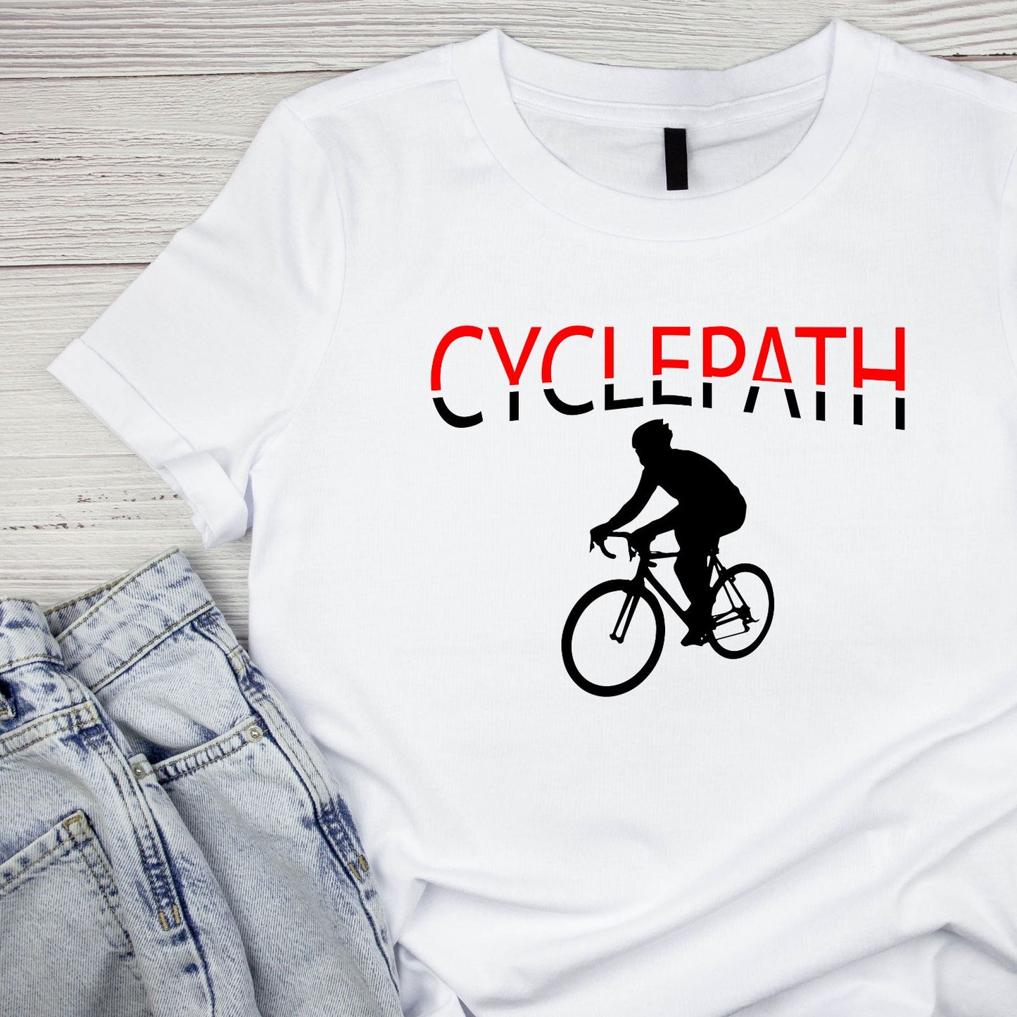 Cyclepath T-Shirt | Cycling Graphic Tee | Bicycle Shirt