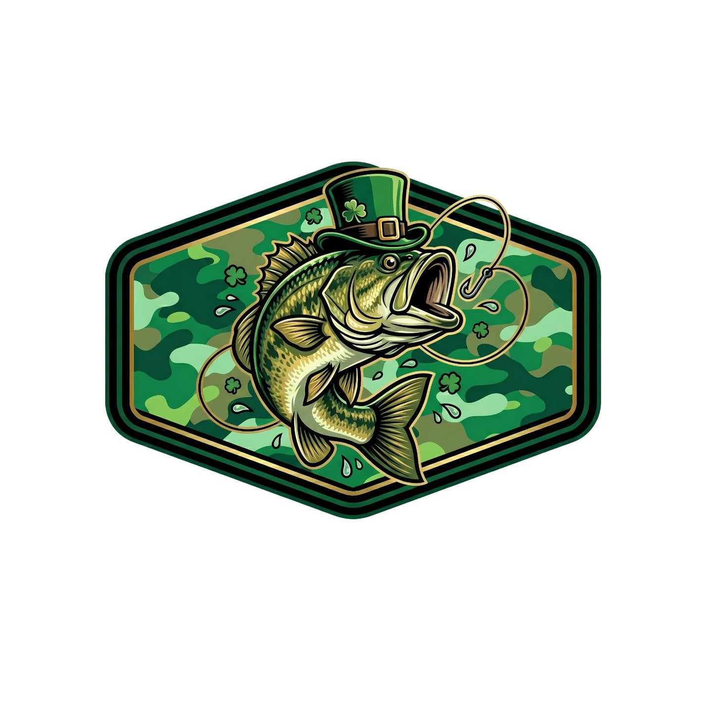 Fishing St. Patrick’s Day T-shirt | St Patrick’s Day T-shirt | Shamrock