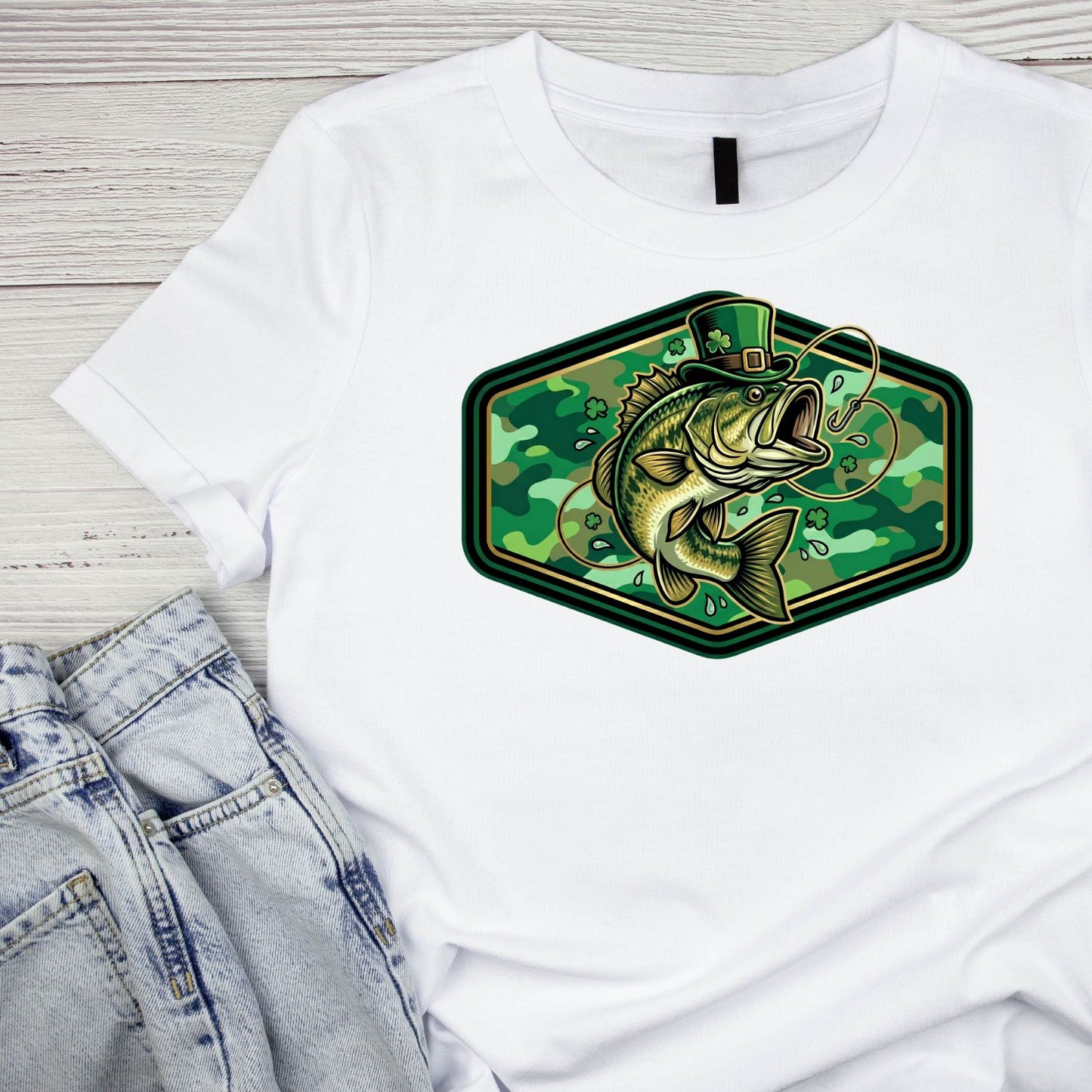 Fishing St. Patrick’s Day T-shirt | St Patrick’s Day T-shirt | Shamrock