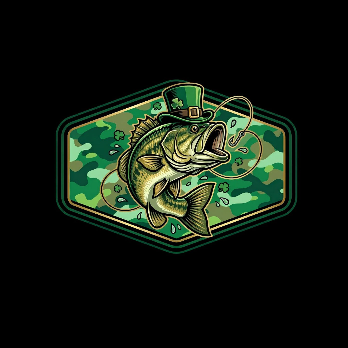 Fishing St. Patrick’s Day T-shirt | St Patrick’s Day T-shirt | Shamrock