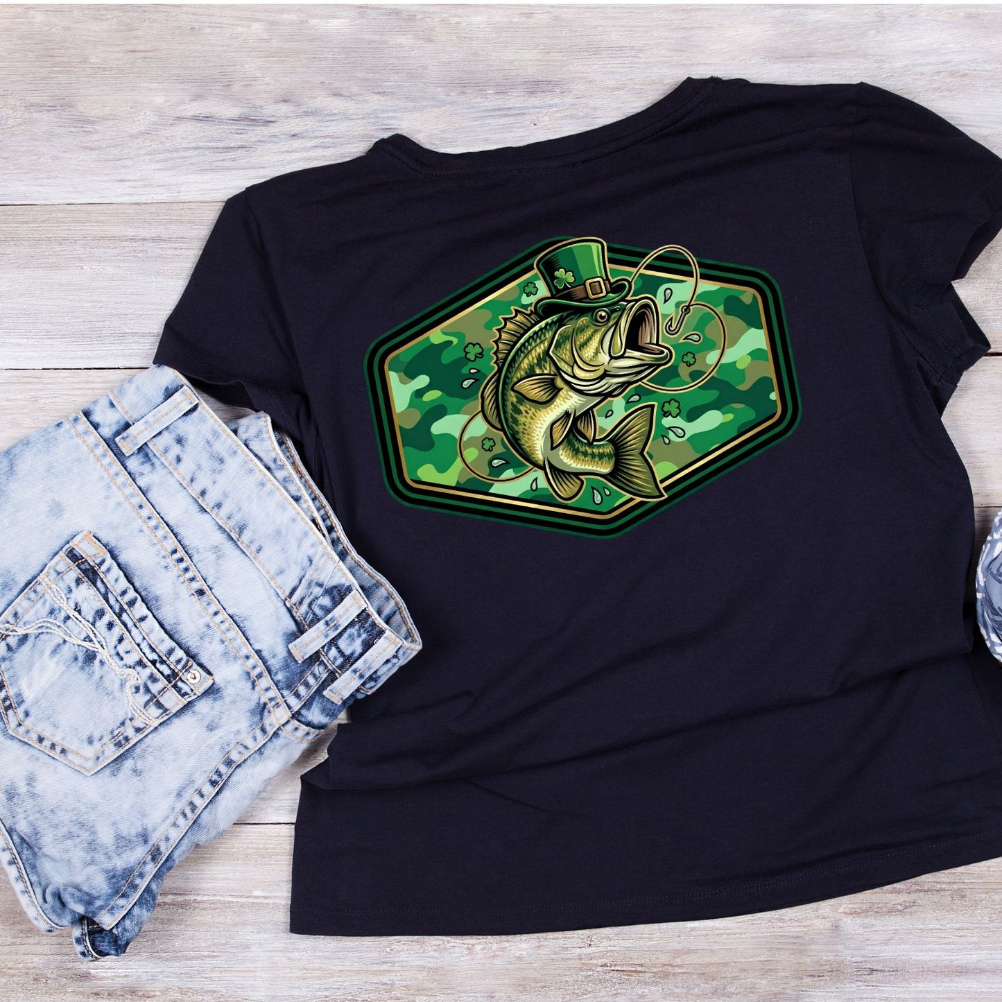 Fishing St. Patrick’s Day T-shirt | St Patrick’s Day T-shirt | Shamrock