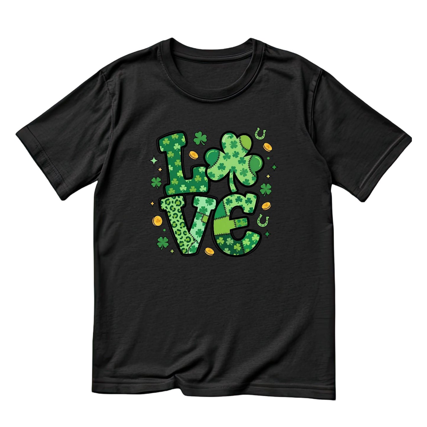 Quilted Love T-shirt | St Patrick’s Day T-shirt | Shamrock