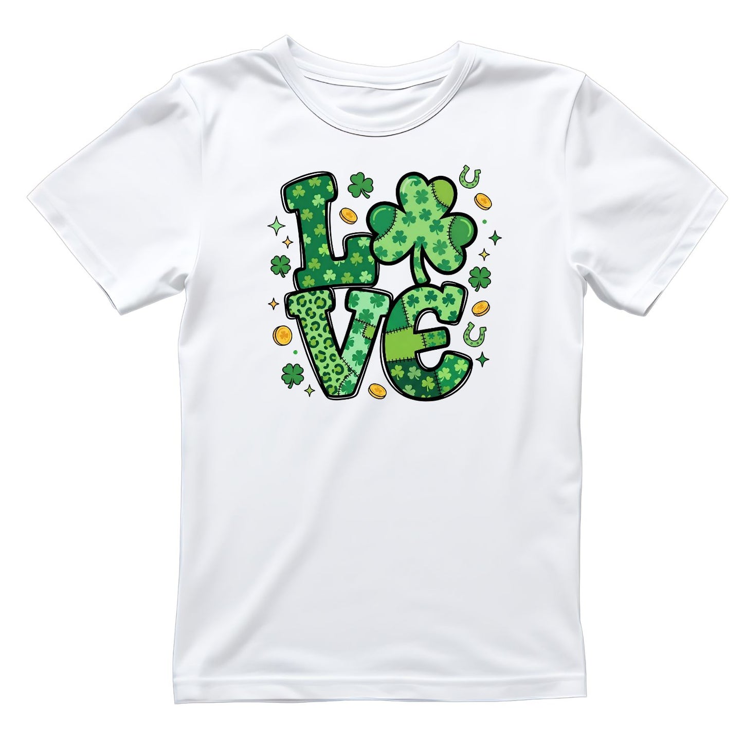 Quilted Love T-shirt | St Patrick’s Day T-shirt | Shamrock