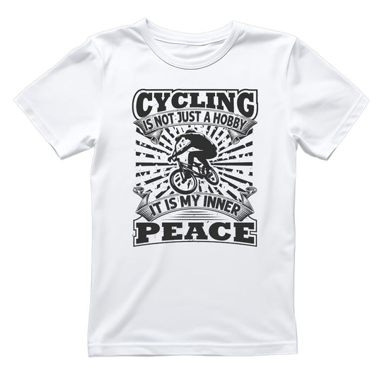 Cycling Is Not Just A Hobby It Is My Inner Peace T-Shirt | Cycling Graphic Tee | Bicycle Shirt