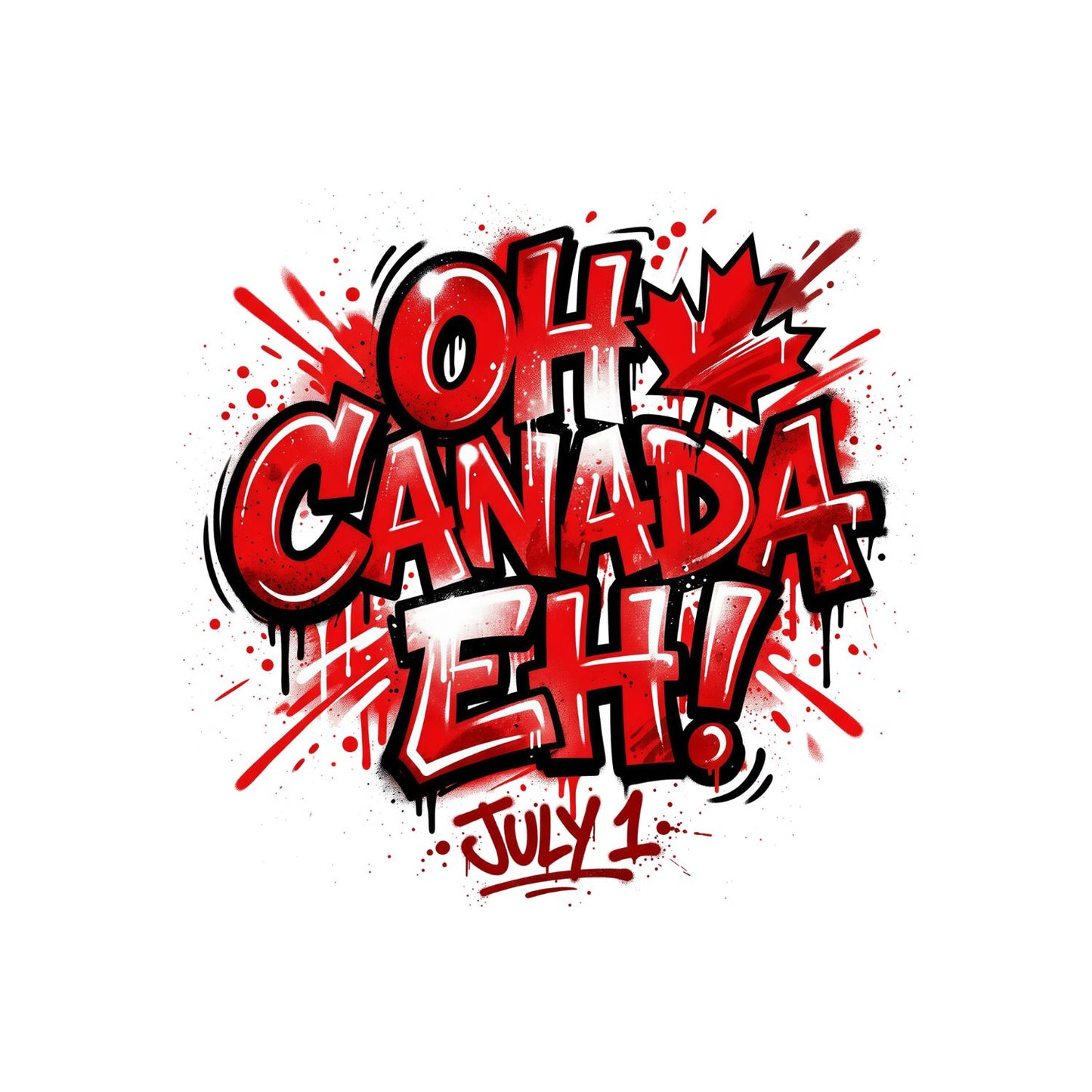 Oh Canada Eh July 1stT-Shirt | July 1st Graphic Tee | Canada Day Shirt