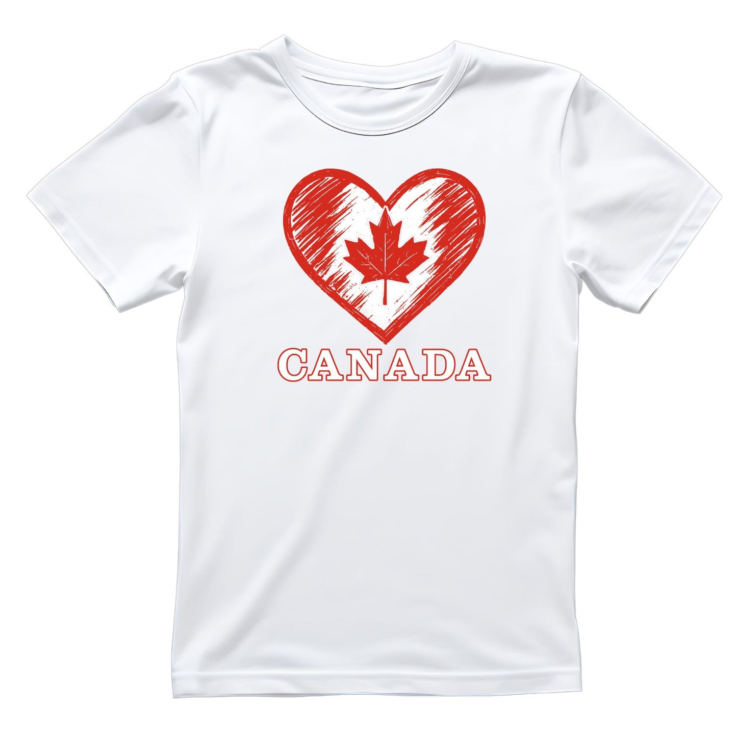 Canada Heart T-Shirt | July 1st Graphic Tee | Canada Day Shirt