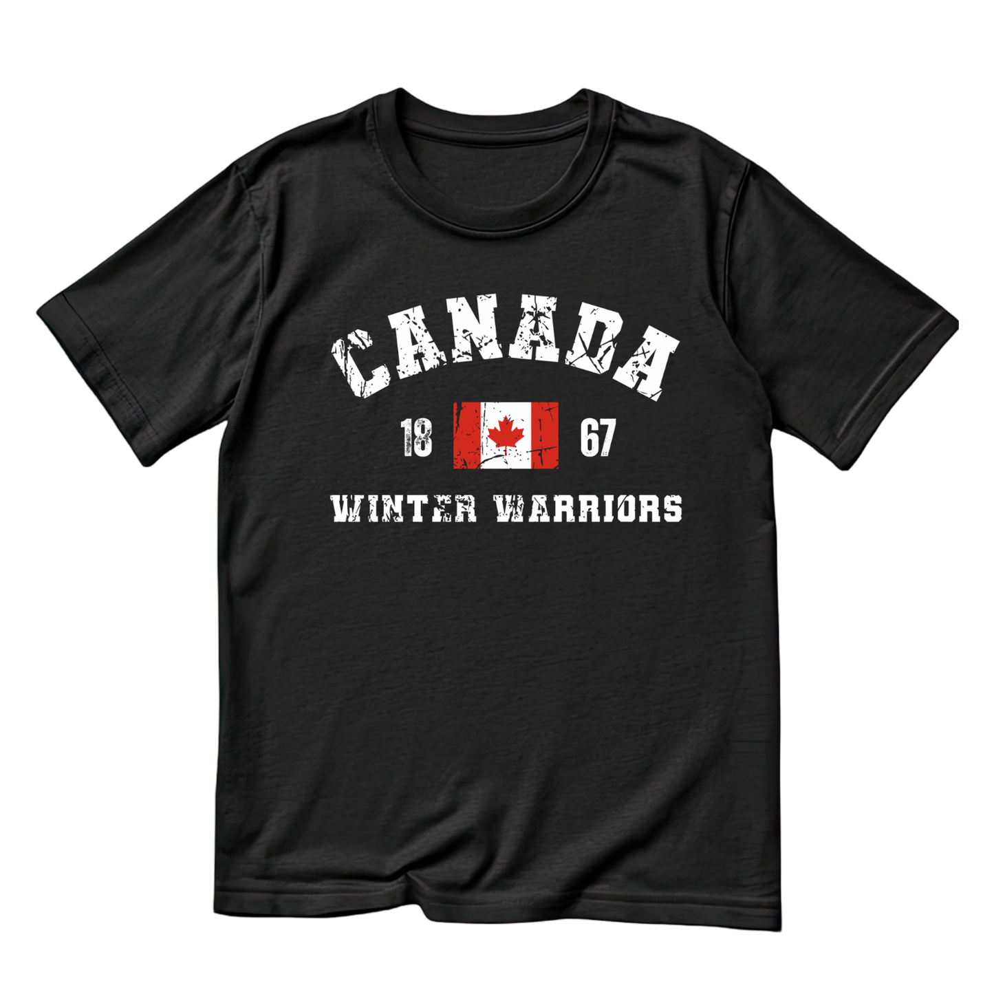 Canada 1867 Winter Warriors T-Shirt | July 1st Graphic Tee | Canada Day Shirt (Copy)