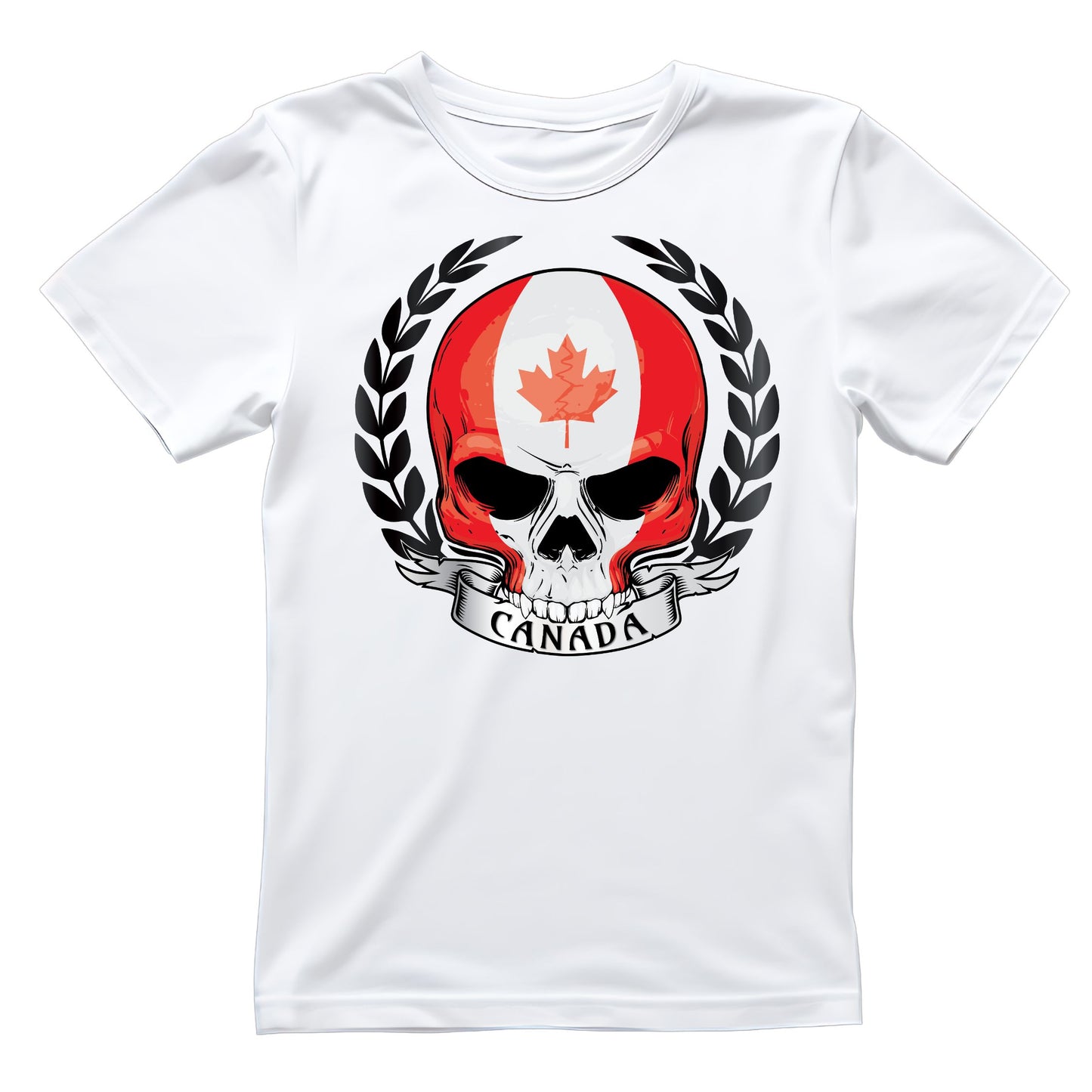 Canada Skull T-Shirt | July 1st Graphic Tee | Canada Day Shirt