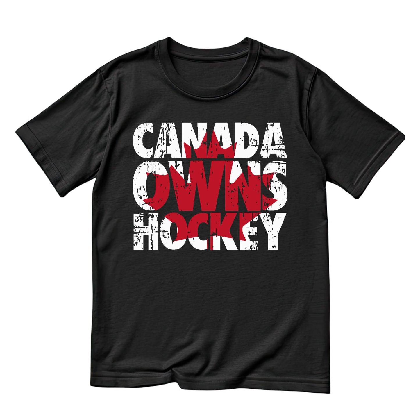 Canada Owns Hockey T-Shirt | July 1st Graphic Tee | Canada Day Shirt