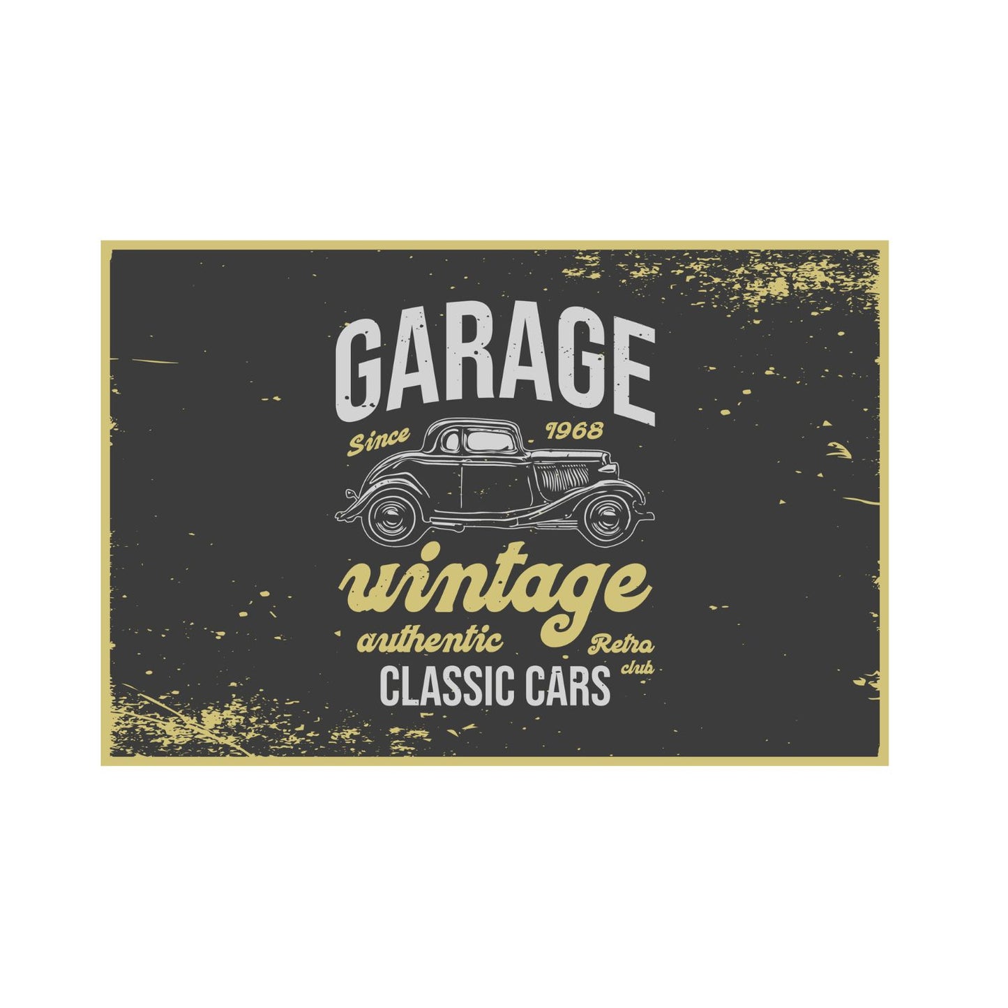 Cars Since 1968 Vintage Authentic Club Classic Cars T-shirt |  Cars | Mechanic | Mens