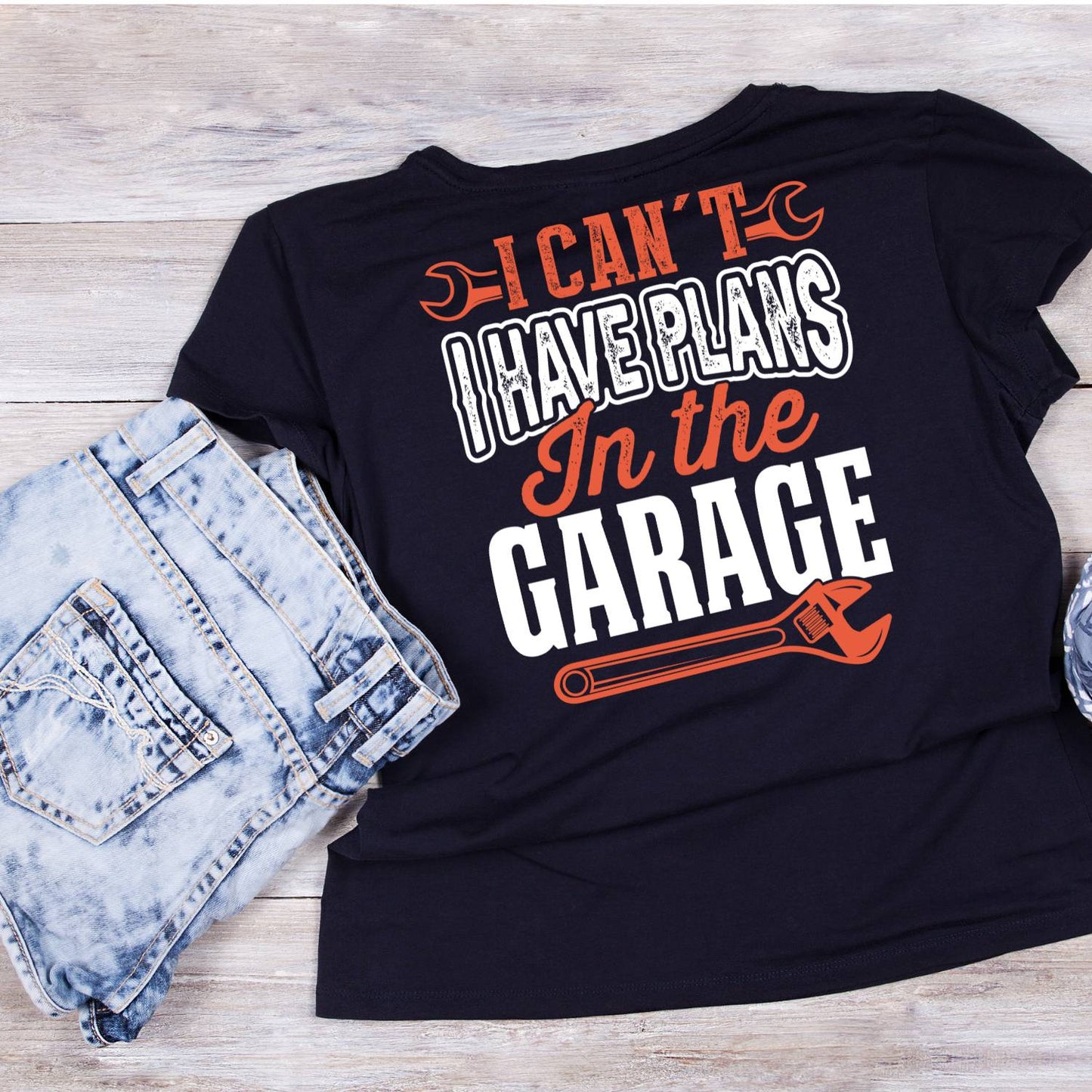 I Can’t I Have Plans In The Garage T-Shirt | Cars | Mechanic | Mens