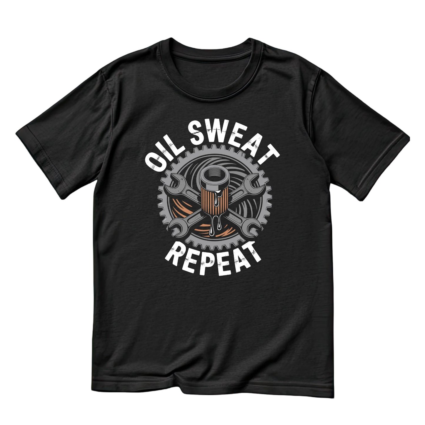 Oil Sweat Repeat T-Shirt | Cars | Mechanic | Mens