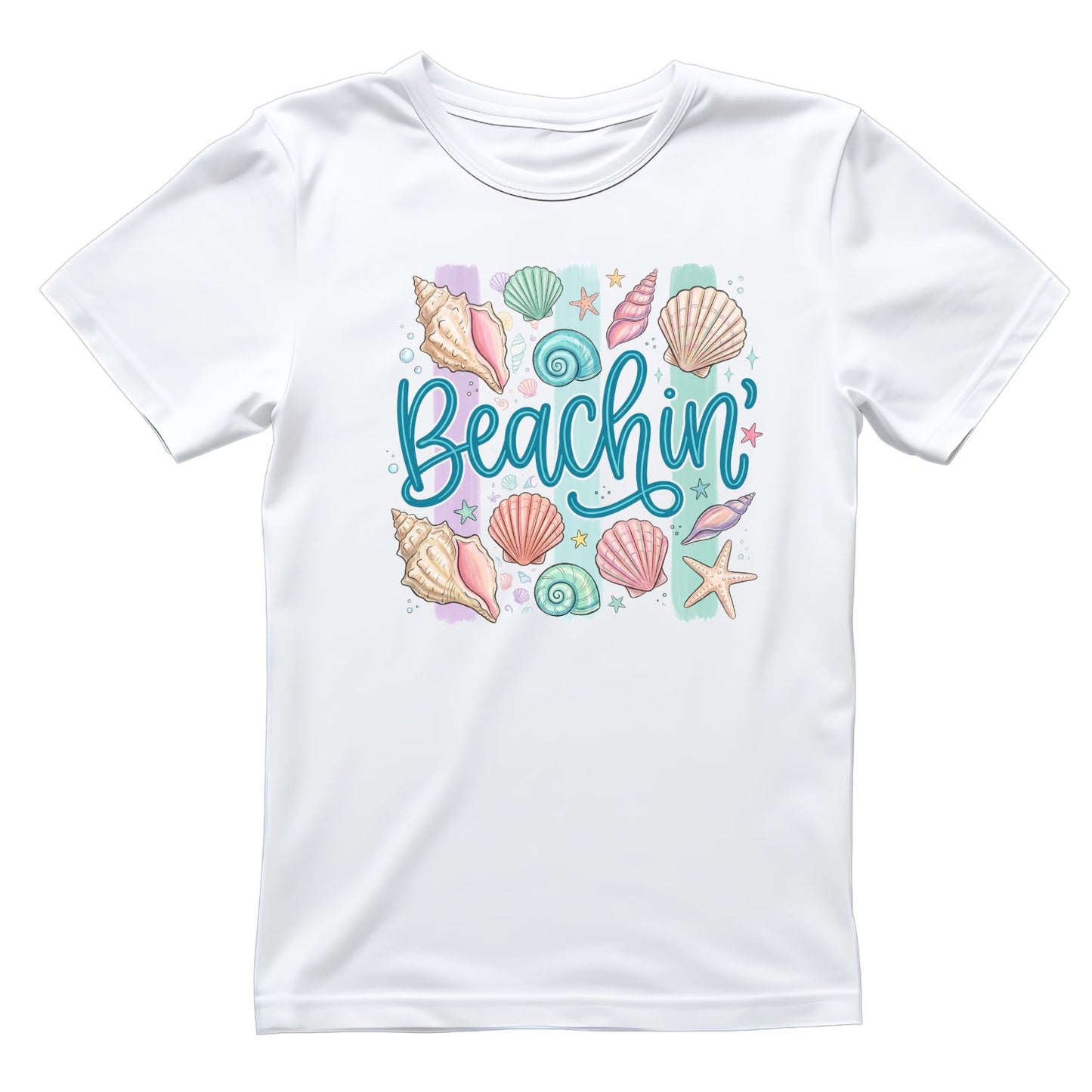 Beachin’ Seashells T-Shirt | Summer Graphic Tee | Beach Shirt