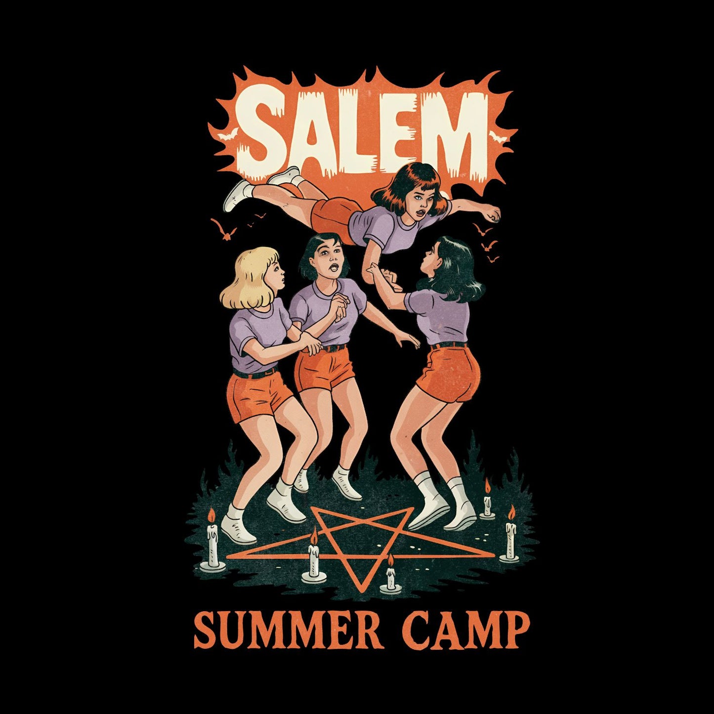 Salem Summer Camp T-Shirt | Summer Graphic Tee | Witches Shirt