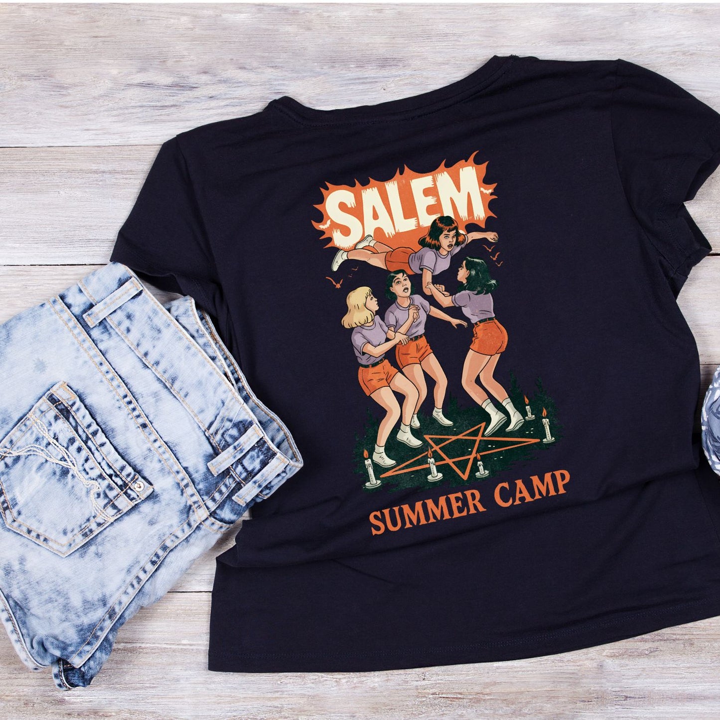 Salem Summer Camp T-Shirt | Summer Graphic Tee | Witches Shirt