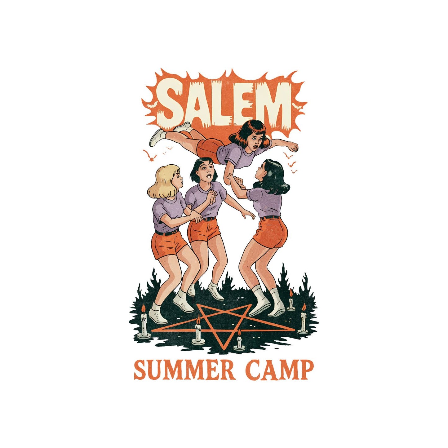 Salem Summer Camp T-Shirt | Summer Graphic Tee | Witches Shirt