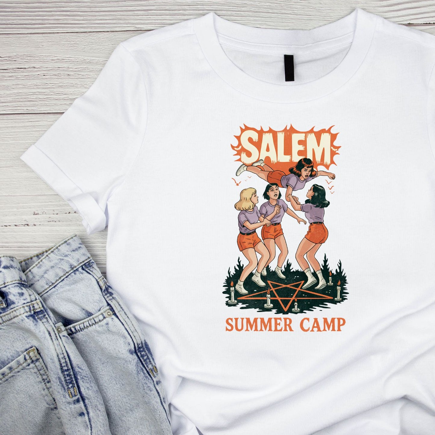 Salem Summer Camp T-Shirt | Summer Graphic Tee | Witches Shirt